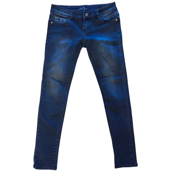 Armani Exchange Acid Wash Dark Blue Denim Jeans - 29 - Picture 1 of 6